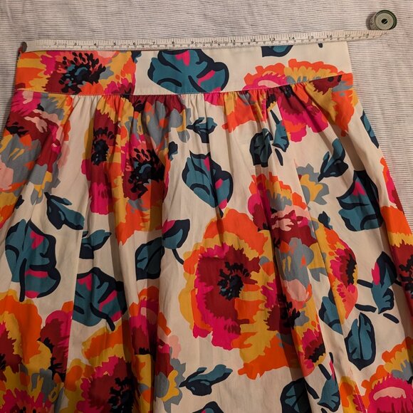 NWT Sezane x Momoni 🇫🇷🇮🇹 Adrianna Skirt - Maxi Flowers - Size 12 (FR 44) - Picture 7 of 7
